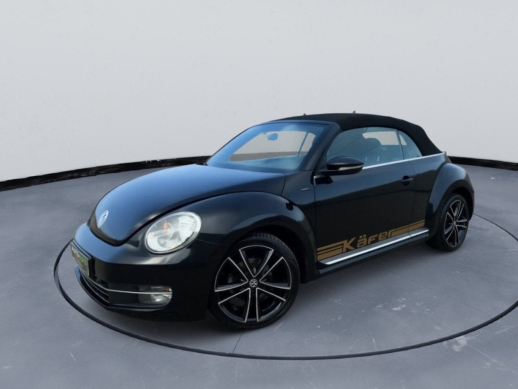 Volkswagen Beetle Cabriolet 1.2 TSI Allstar Zwart Stoelverwa, Auto's, Volkswagen, Voorwielaandrijving, Stof, Gebruikt, Beetle (Kever)