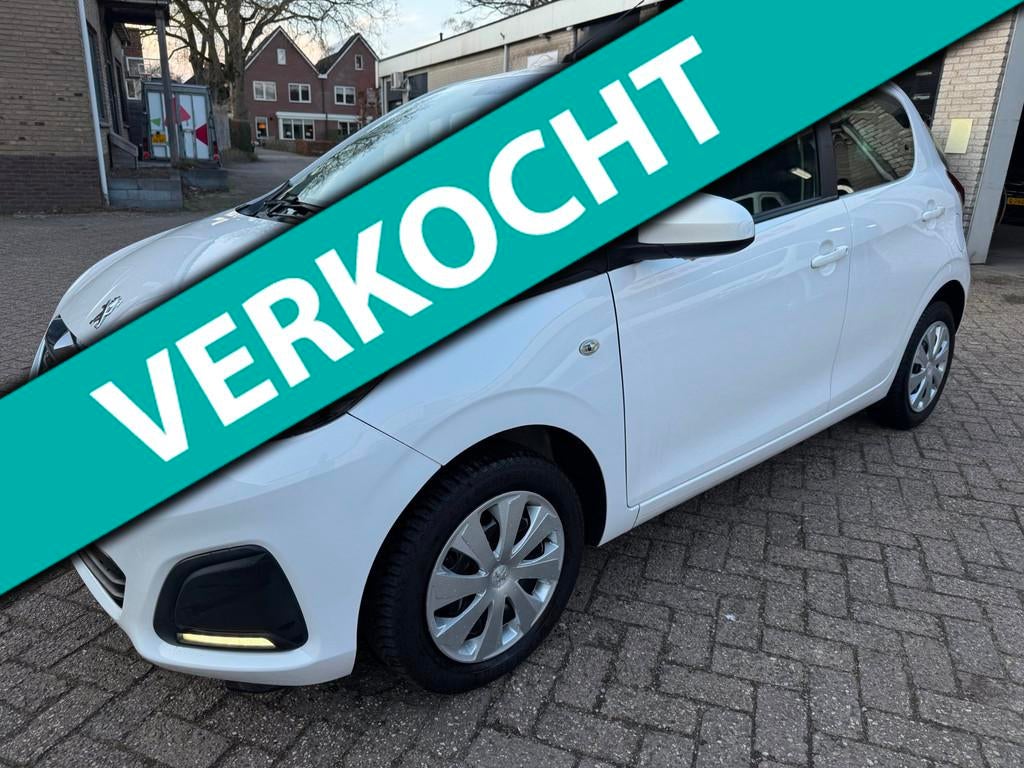 Peugeot 108 1.0 e-VTi Active AIRCO ORG 41696 KM NAP NW APK A, Voorwielaandrijving, Gebruikt, Euro 6, 4 stoelen