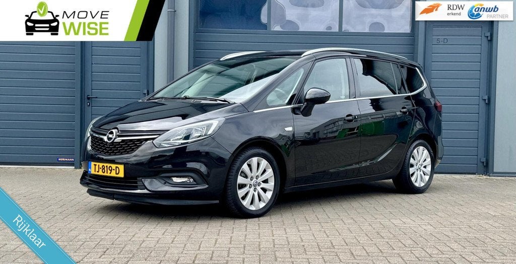 Opel Zafira 1.4 - 140pk Turbo Innovation | 7 PERSOONS | AUTO, Auto's, Opel, 15 km/l, 4 cilinders, Zwart, Bedrijf