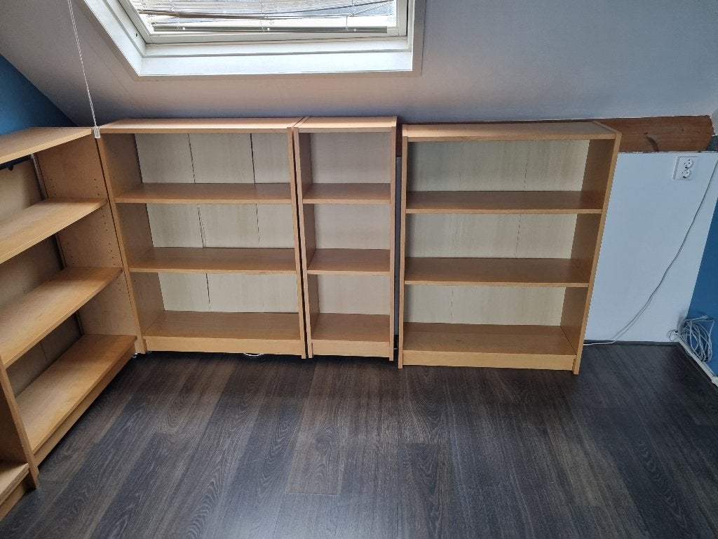 Ikea Billy boekenkasten laag, Ophalen, Met plank(en), Gebruikt, 100 tot 150 cm
