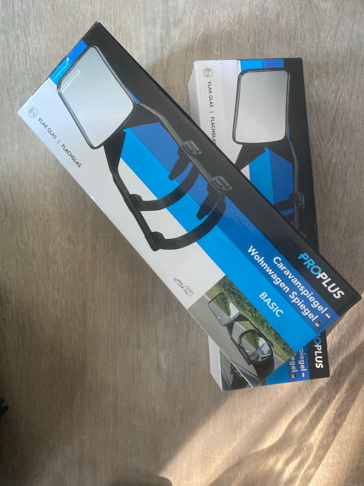 Pro Plus Caravanspiegel set - Universele opzetspiegels, Ophalen of Verzenden, Zo goed als nieuw