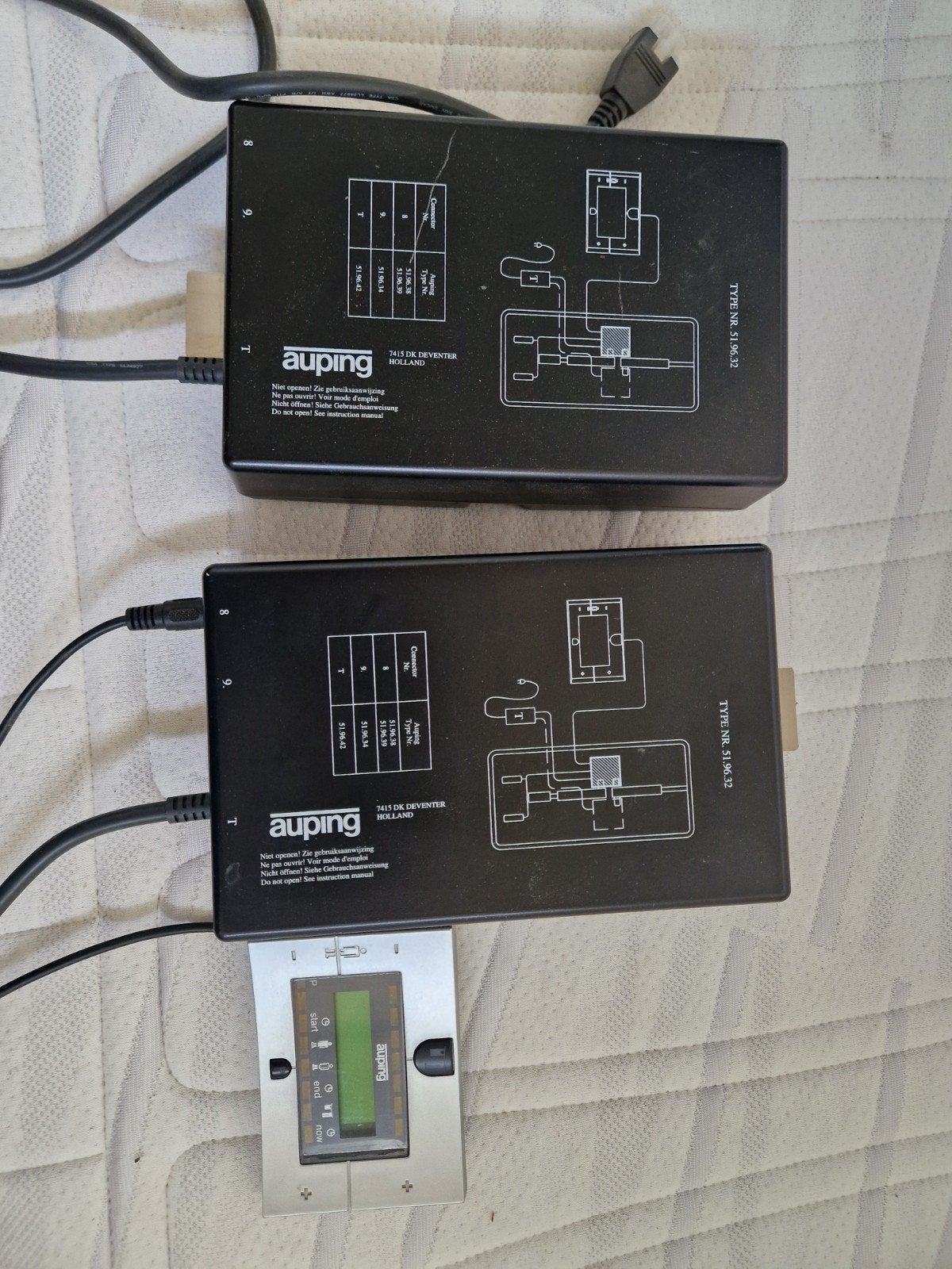 Auping verwarmd bed controlle unit 519632, Huis en Inrichting, Slaapkamer | Bedden, Gebruikt, 90 cm, Eenpersoons, Ophalen of Verzenden