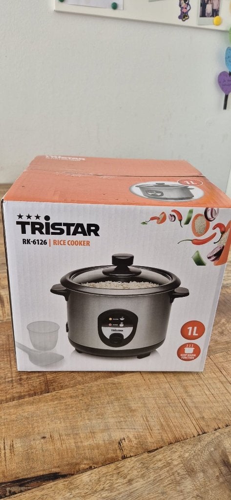 Tristar RK-6126 Rijstkoker 1L – Nieuw & Ongeopend, Ophalen, Nieuw
