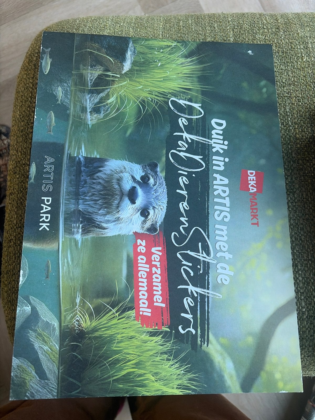 DekaMarkt Artis Dieren Stickers Verzamelalbum, Ophalen, Nieuw, Dier en Natuur