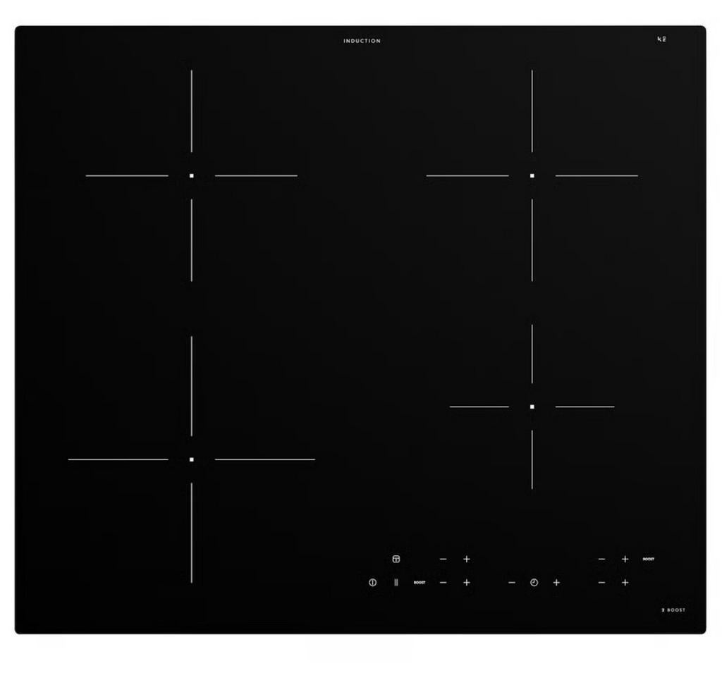 IKEA Matmassig Inductiekookplaat 61B4A00AA - 4 zones, Witgoed en Apparatuur, Kookplaten, Ophalen, Gebruikt, 4 kookzones, Inbouw