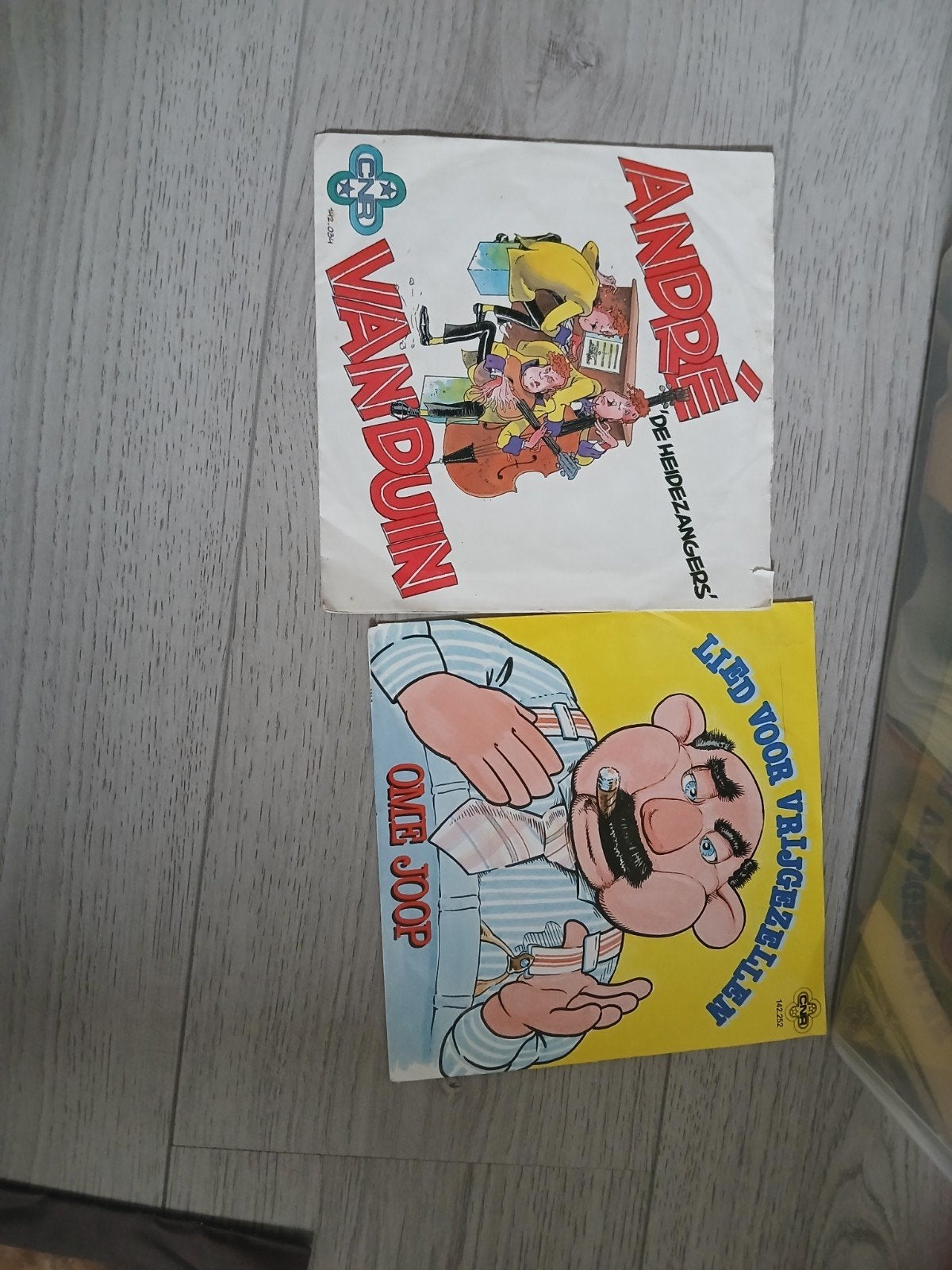 André van Duin & Ome Joop - 2 Vinyl Singles, Gebruikt, 7 inch, Ophalen of Verzenden, EP