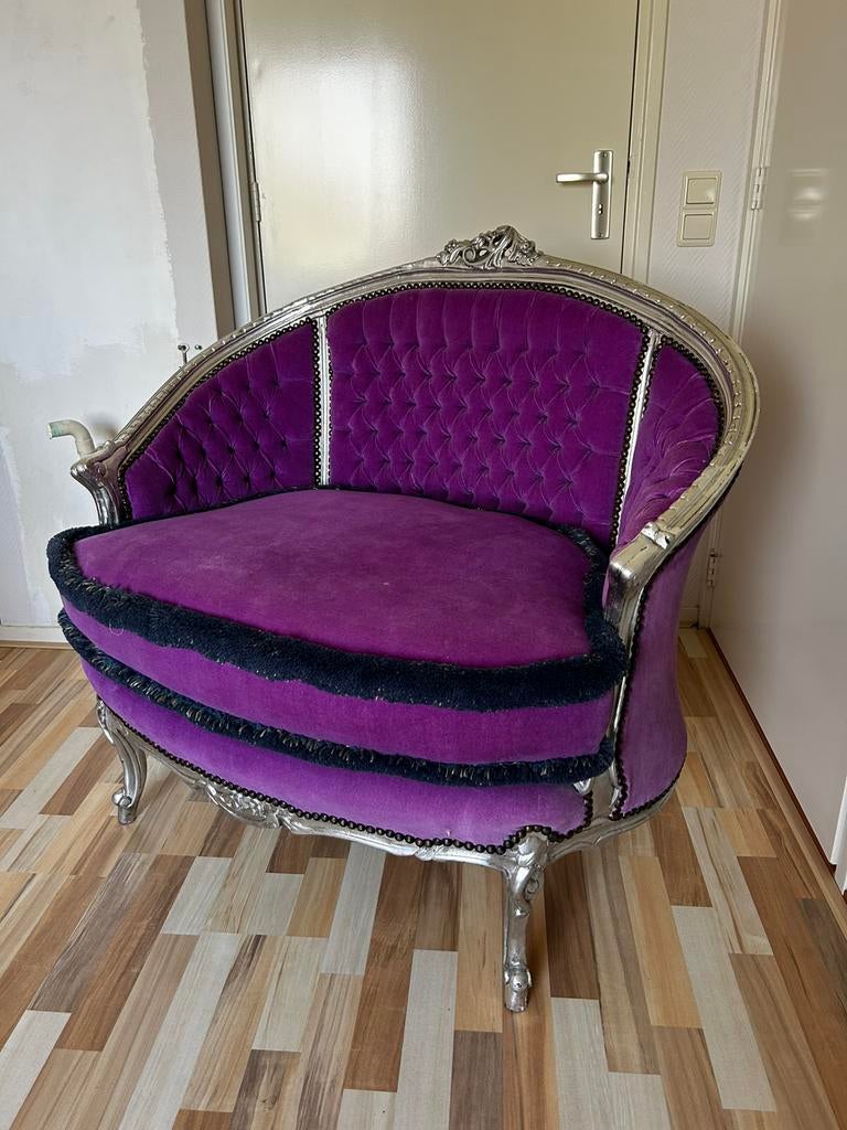 Barok fauteuil, Huis en Inrichting, Fauteuils, Ophalen, Gebruikt, Barok, 75 tot 100 cm