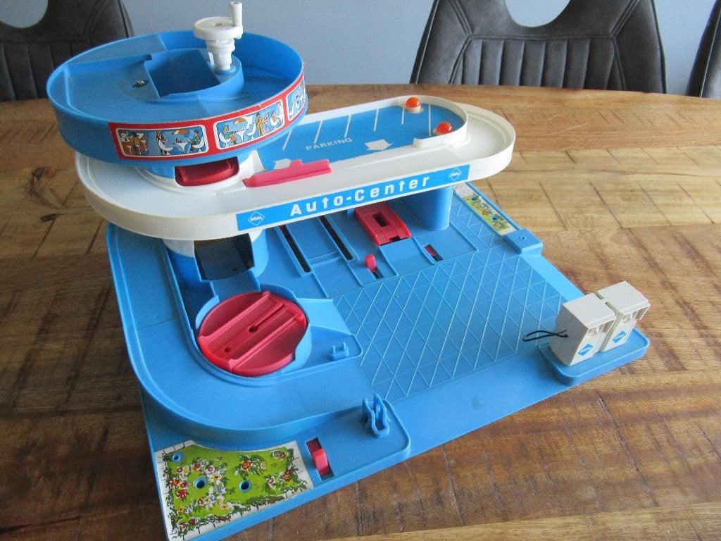 Vintage Aral auto - center Lift Service station garage '70, Ophalen of Verzenden, Gebruikt