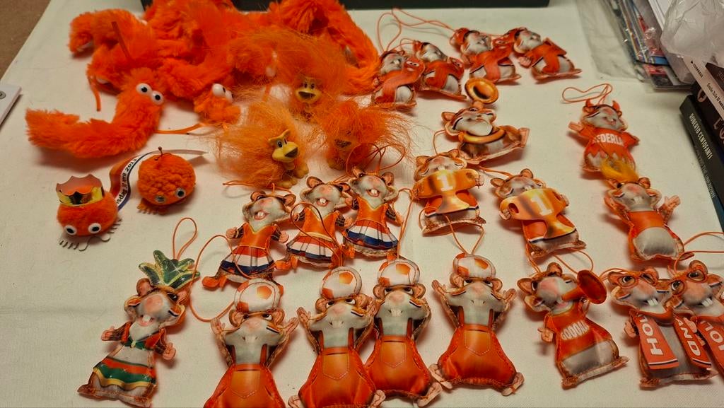 Grote collectie Oranje Hamsters en pluche WK/EK items, Albert Heijn, Ophalen of Verzenden