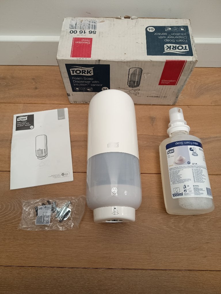 Zeepdispenser Intuition Sensor - Tork S4 - 561600 - NIEUW, Verzenden, Nieuw, Zeepdispenser/zeepbakje, Wit