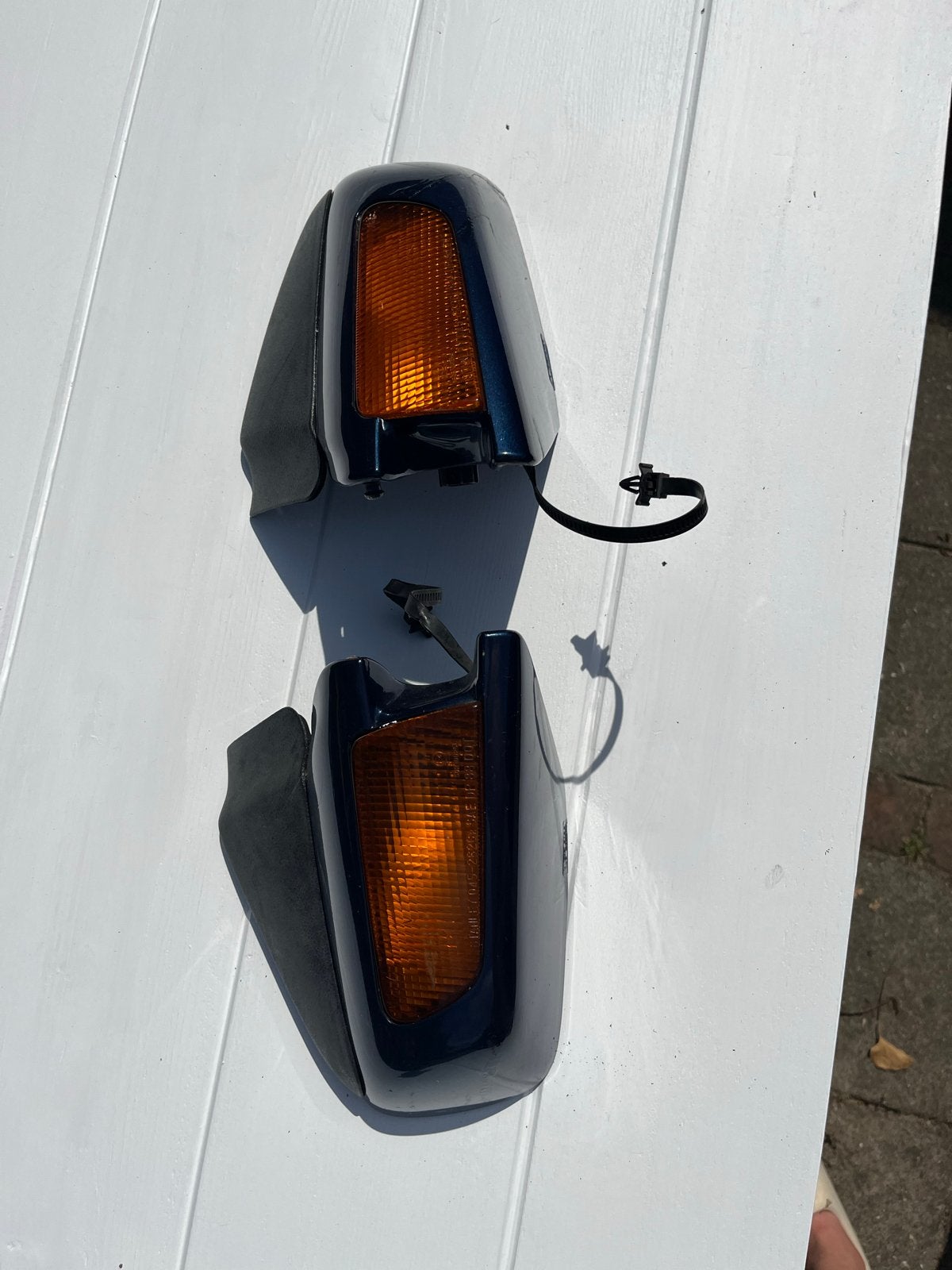 Spiegelkappen Honda ST1100 - donkerblauw, Motoren, Ophalen, Gebruikt