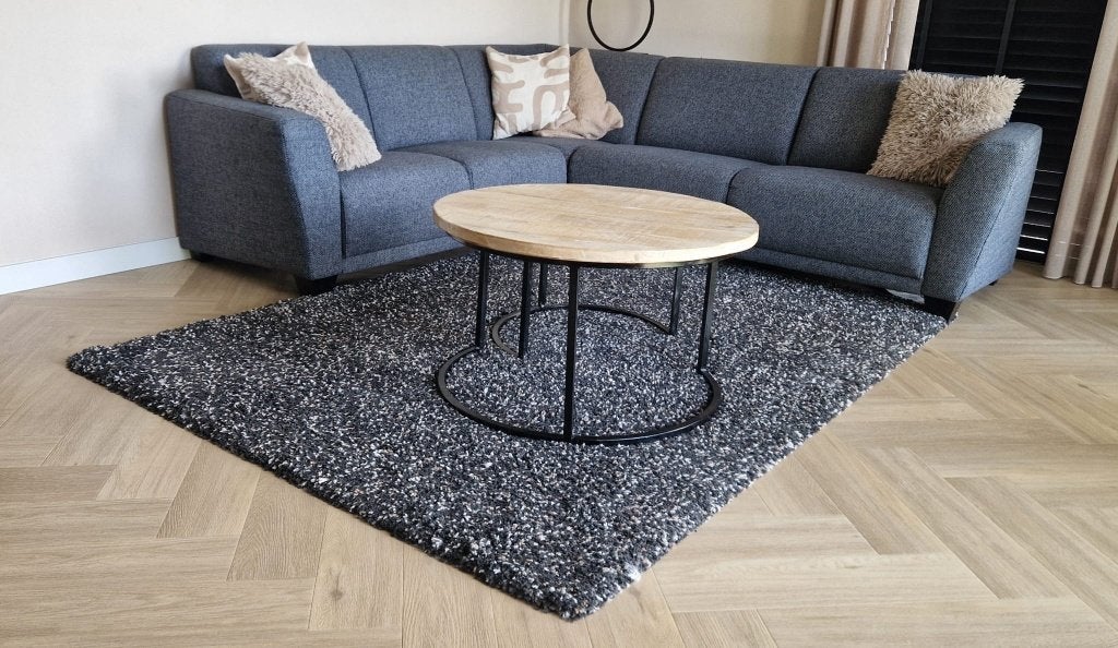 IKEA Vindum grijs gemêleerd vloerkleed, Huis en Inrichting, Ophalen, 150 tot 200 cm, 200 cm of meer, Zo goed als nieuw