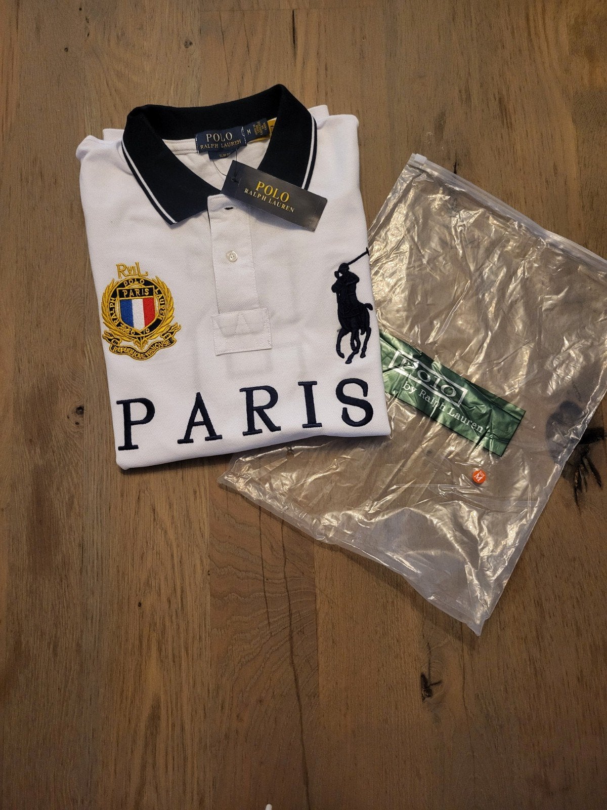 polo ralph lauren shirt paris, Maat M, Ophalen of Verzenden, Nieuw, Shirt