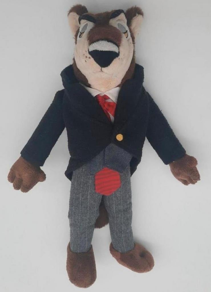 Boze Wolf knuffel Sprookjesboom Efteling ca. 38cm hoog, Ophalen of Verzenden, Zo goed als nieuw, Beeldje of Poppetje
