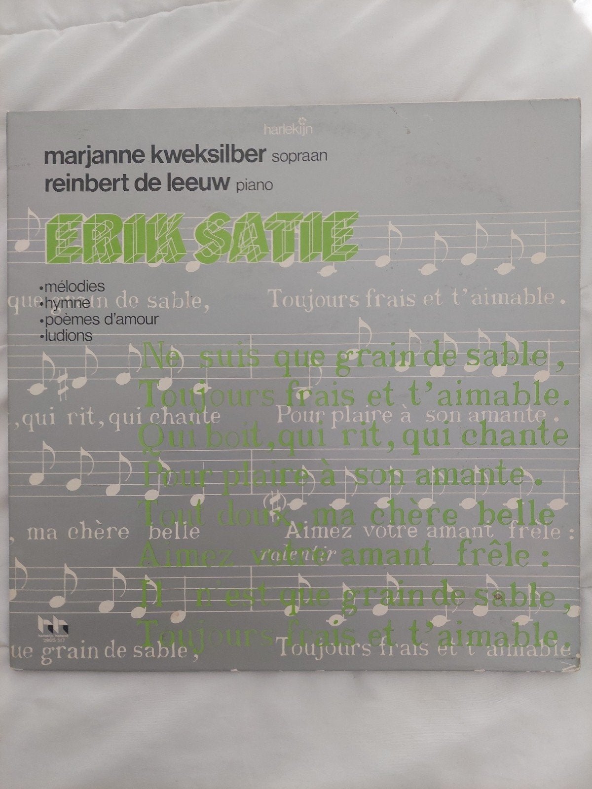 Erik Satie - Melodies, Poemes d'Amour, Ludions LP, LP, Gebruikt, Overige componisten, Modernisme tot heden