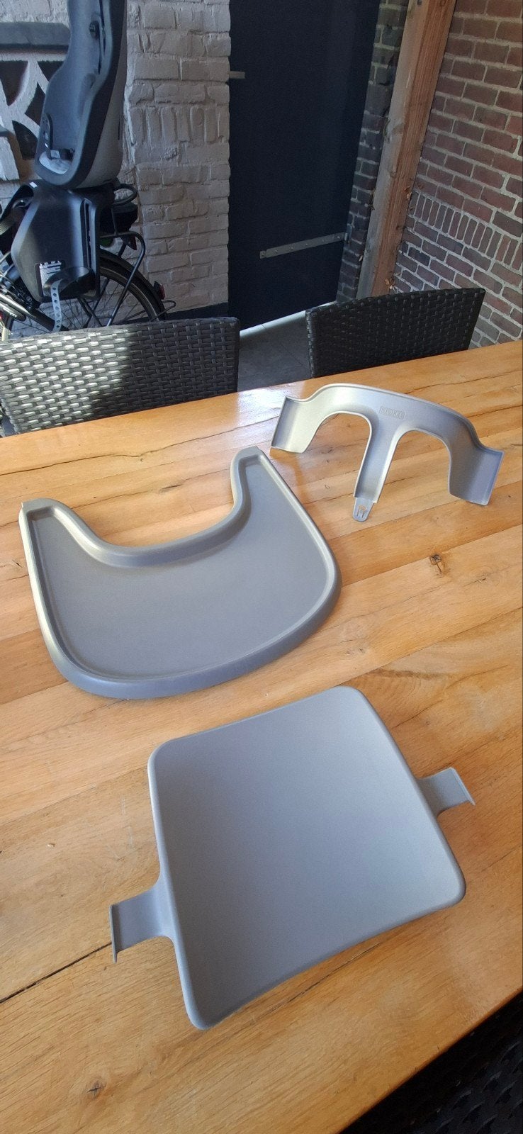 Stokke Tripp Trapp accessoireset V3 - grijs, Ophalen, Gebruikt, Overige typen, Gordel(s)