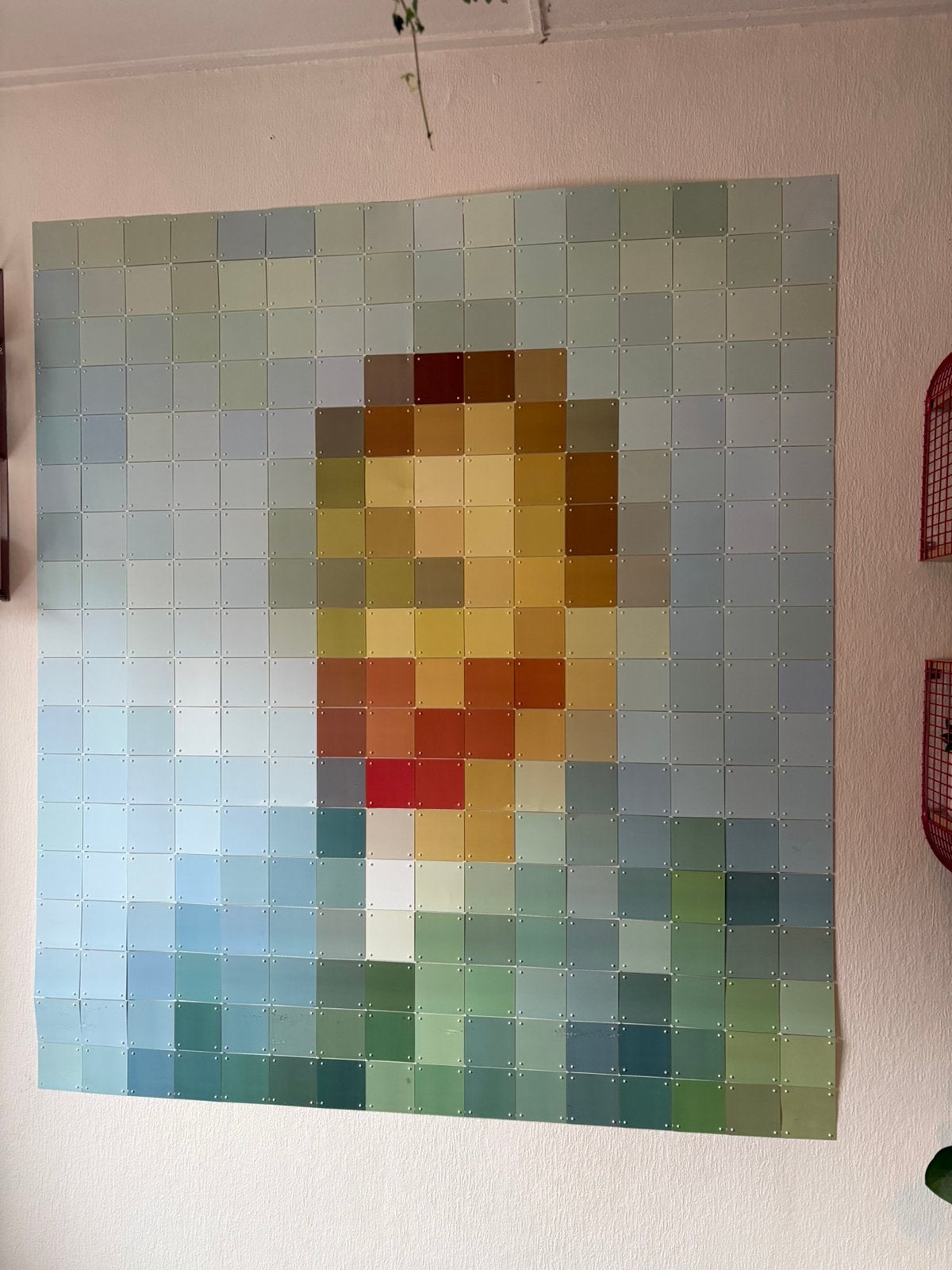 Van Gogh IXXI Zelfportret in pixels 160 x 180, Ophalen of Verzenden