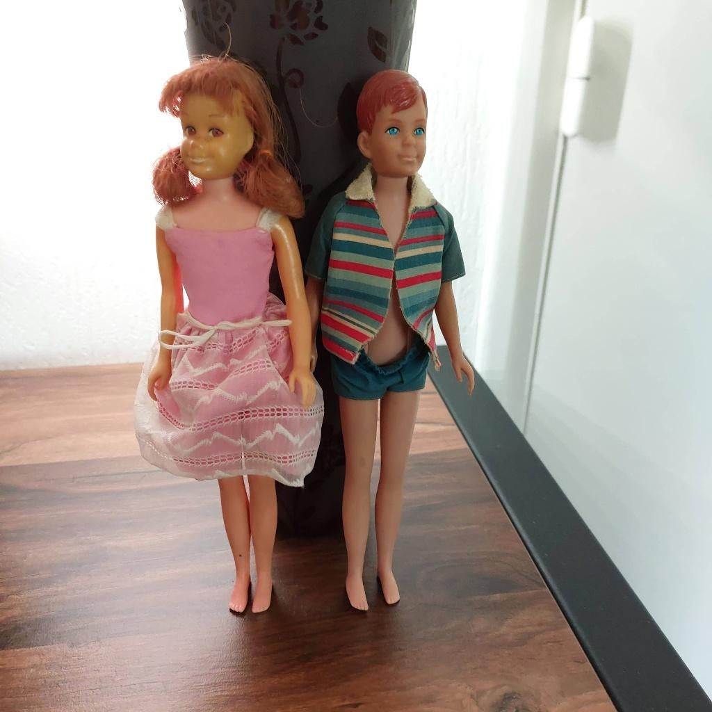 Oude barbie poppen, Verzamelen, Poppen, Ophalen, Gebruikt, Pop