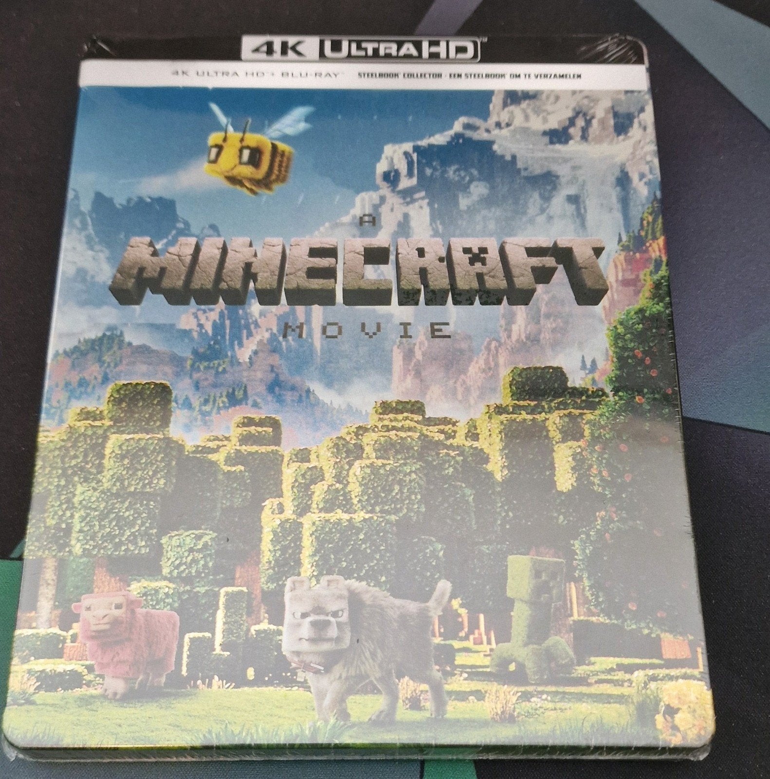 Minecraft Movie 4K Ultra HD Blu-ray Steelbook, Avontuur, Engels, Film, Ophalen of Verzenden