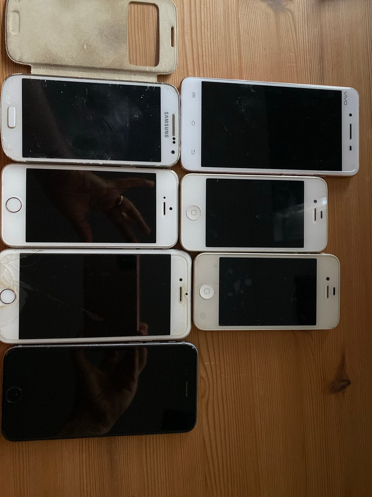 Partij defecte smartphones: Samsung en iPhones, Telecommunicatie, 32 GB, Ophalen of Verzenden, Niet werkend, Zwart
