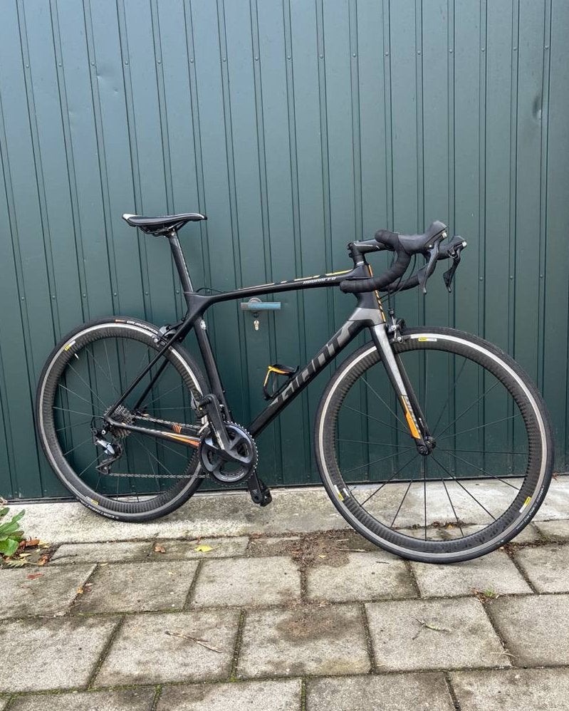 Giant TCR Advanced Pro 1 Racefiets met Carbon Wielen, Carbon, Zo goed als nieuw, Meer dan 20 versnellingen, Giant