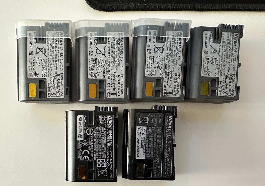 Originele Nikon EN-EL15 B C, Ophalen of Verzenden, Gebruikt