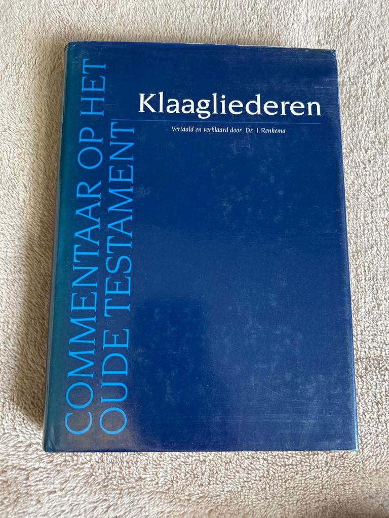 Klaagliederen - Commentaar op het Oude Testament, Ophalen of Verzenden, Zo goed als nieuw, Christendom | Protestants