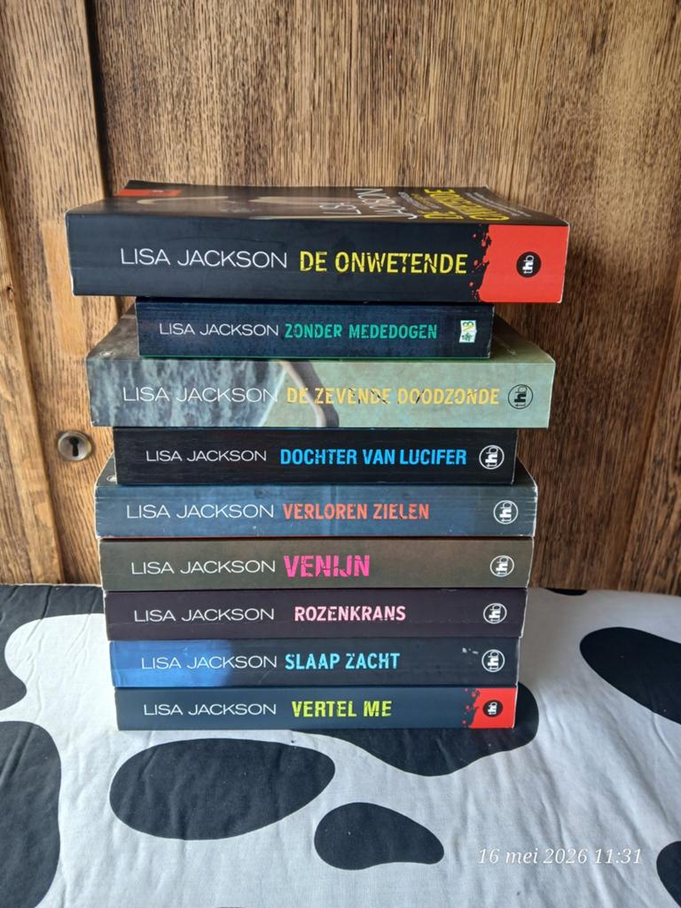 Alle boeken van Lisa Jackson, Boeken, Ophalen of Verzenden, Gelezen, Lisa Jackson