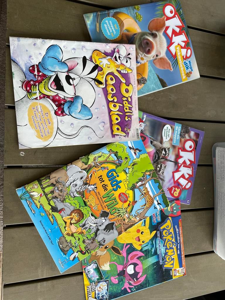 Diverse kinderbladen: OKKI, Diddls Kaasblad, Gids tot die Wi, Boeken, Tijdschriften en Kranten, Ophalen of Verzenden, Gelezen
