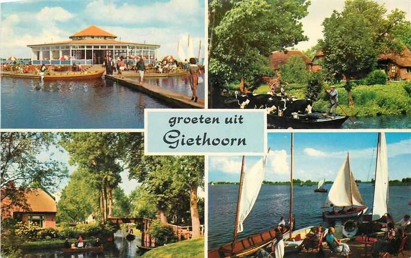 377-513-023 Giethoorn, Verzenden, Voor 1920, Overijssel