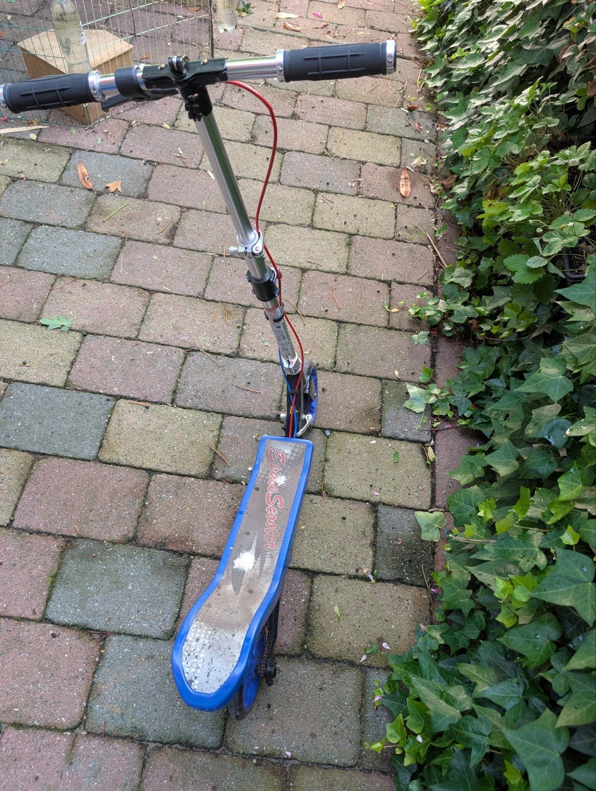 Space Scooter X590 - PRO Step - Blauw / Zwart., Fietsen en Brommers, Steps, Gebruikt, Ophalen