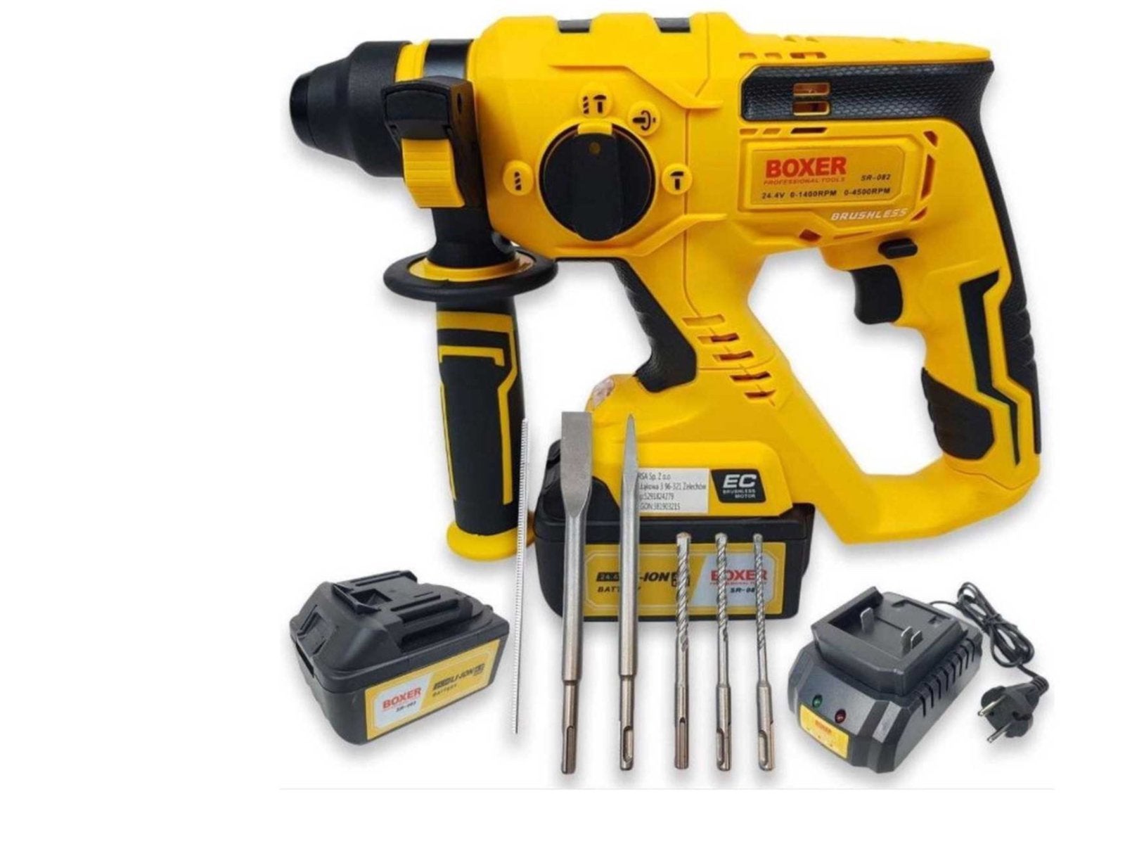 24 v compacte boorhamer SDS met 2 accu,s boren en beitels, Ophalen of Verzenden, Nieuw, Boor- en/of Breekhamer