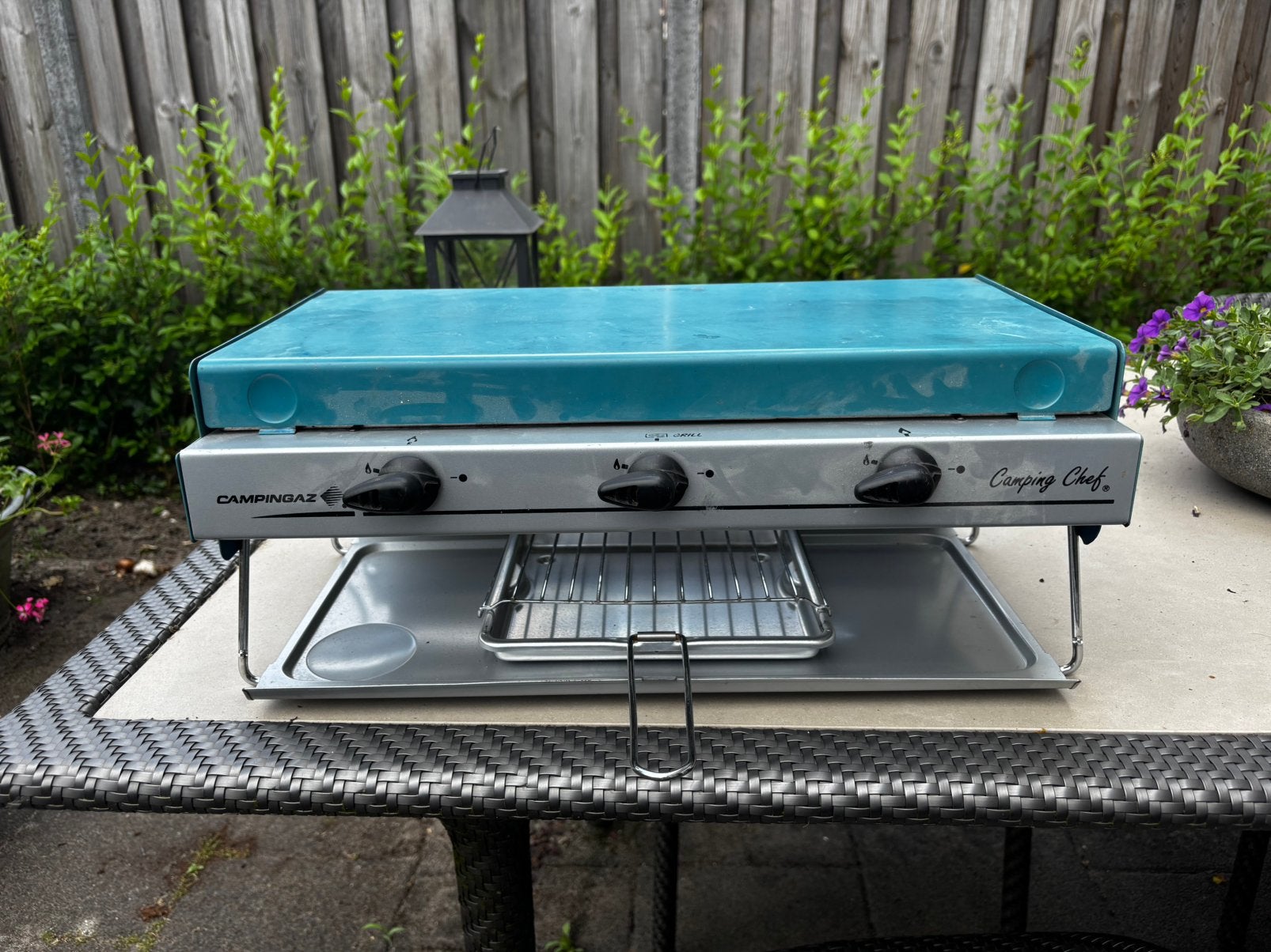 Campingaz gasstel met grill functie, Ophalen, Gebruikt