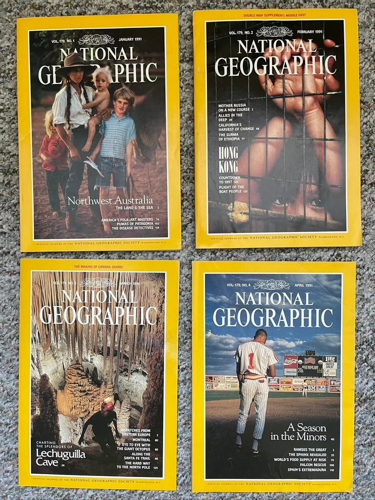 National Geographic Magazine jaargang 1991, Ophalen of Verzenden, Nieuw, Wetenschap en Natuur