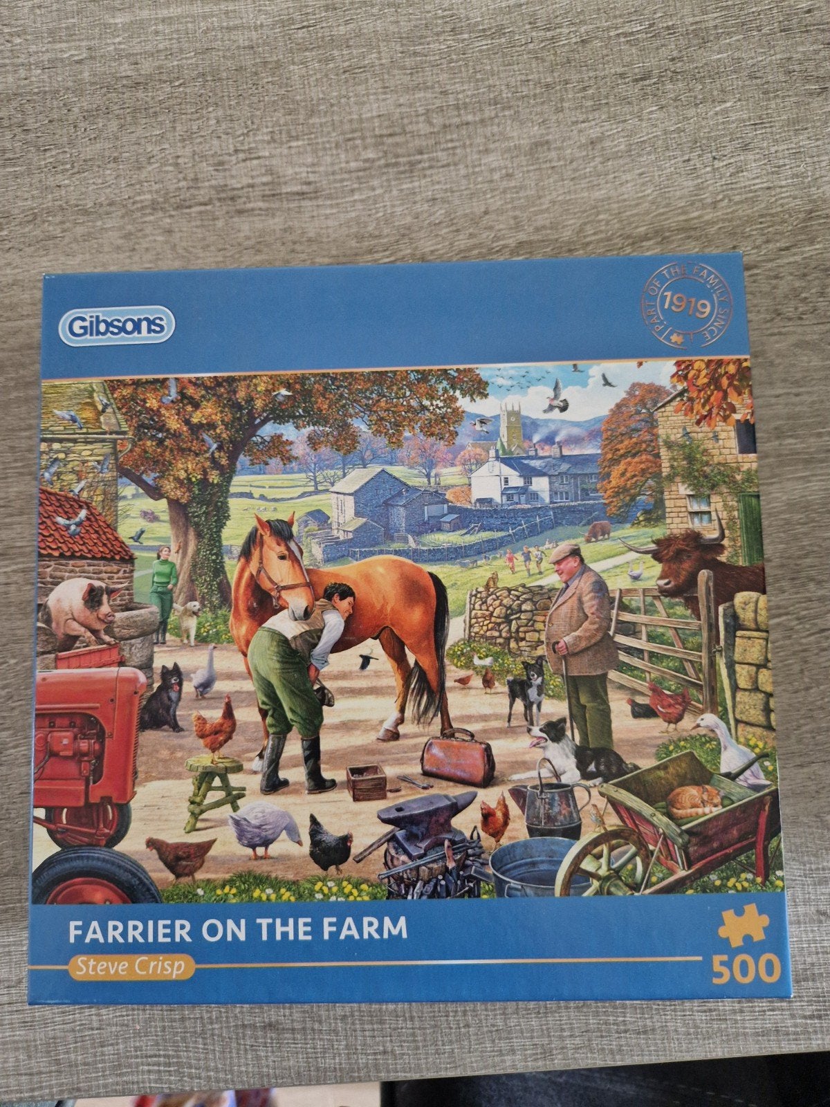 Prachtige puzzel van het merk Gibsons . 500 stukjes, Hobby en Vrije tijd, Denksport en Puzzels, Ophalen, 500 t/m 1500 stukjes