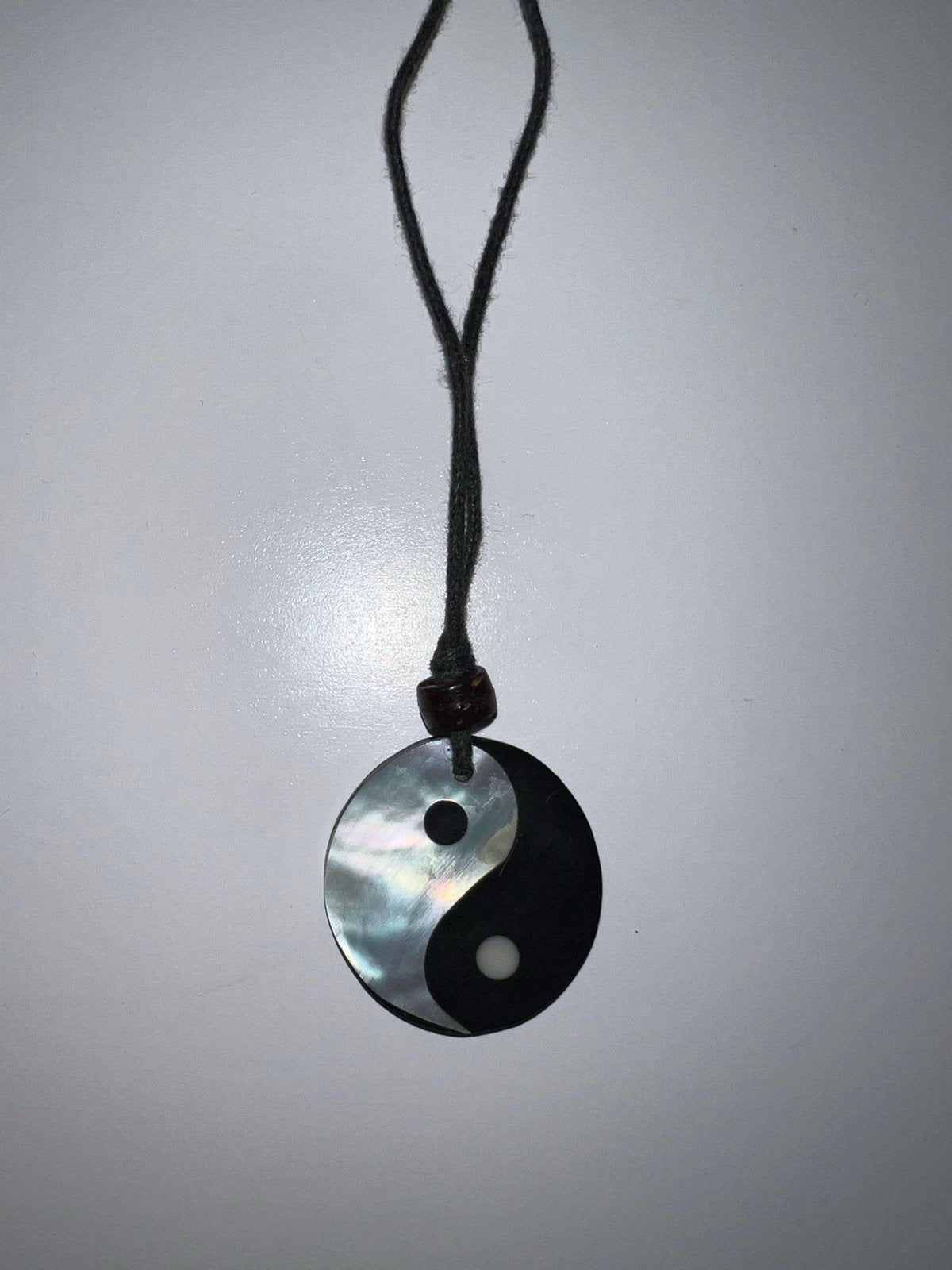 Yin Yang Ketting - Natuurlijke Schelp & Hars, Verstelbaar, Overige kleuren, Nieuw, Ophalen of Verzenden, Overige materialen