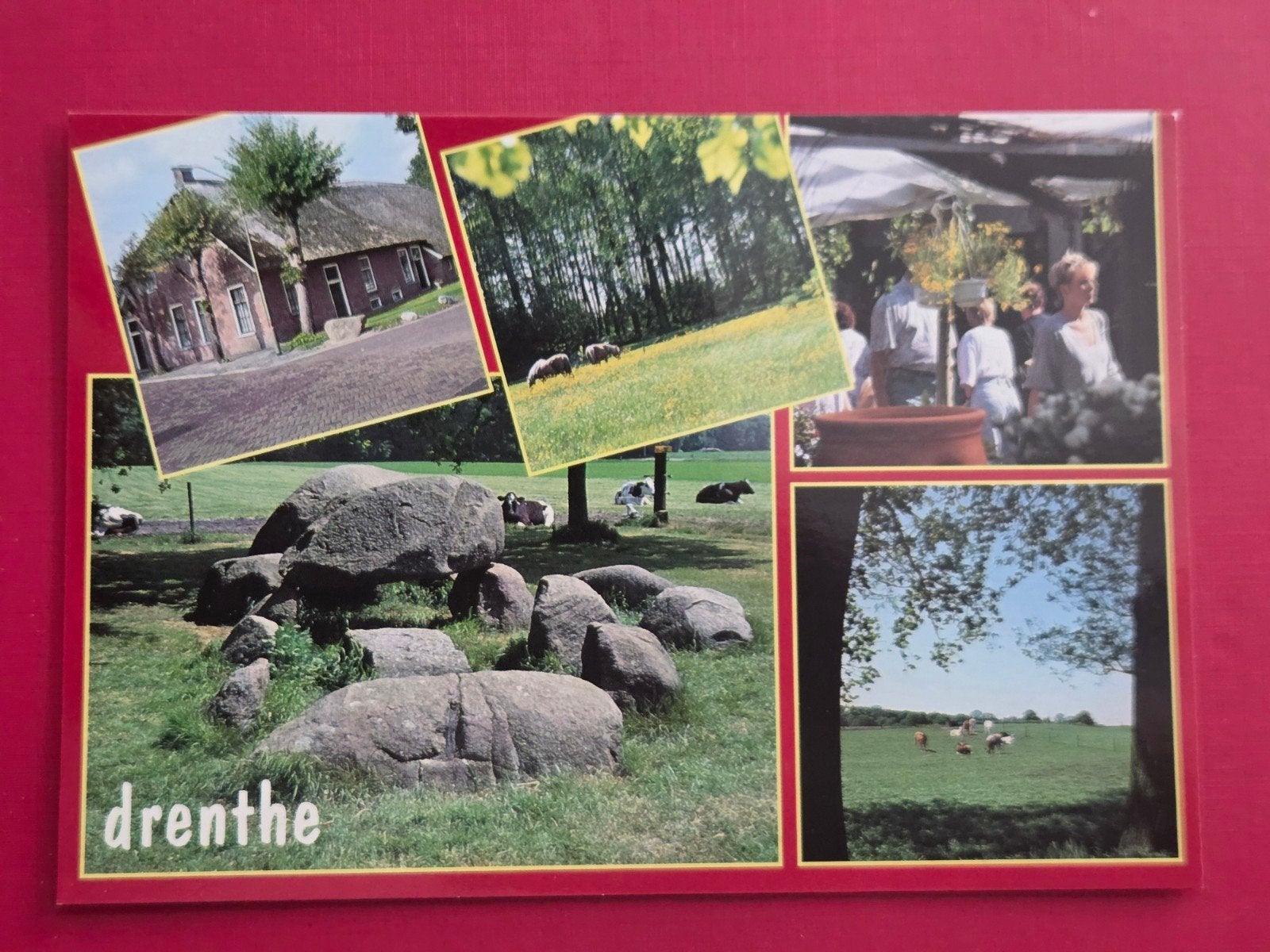drenthe 5-luik met Hunebed, Verzenden, 1960 tot 1980, Drenthe