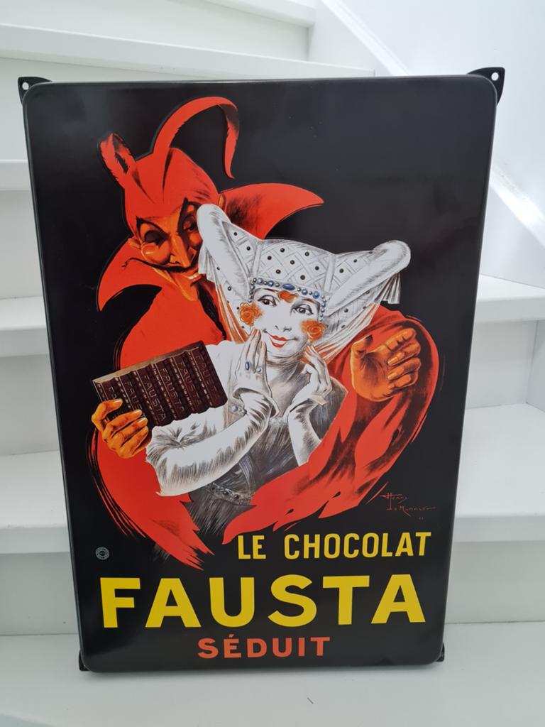 Fausta emaille bord nieuw, Ophalen of Verzenden