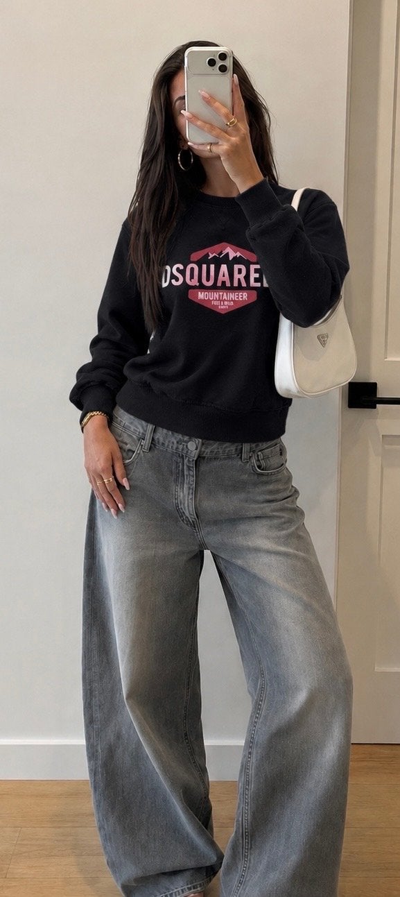 DSQUARED2 Mountaineer Sweater Zwart, Kleding | Dames, Ophalen of Verzenden, Zo goed als nieuw, Maat 38/40 (M), Zwart