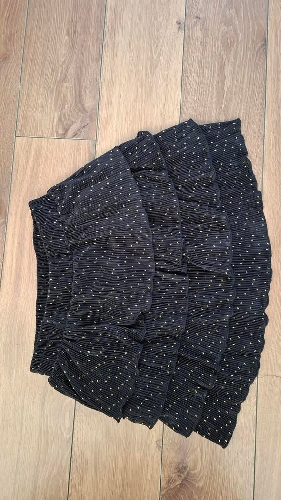 Zgan Clara rokje zwart met gouden stippen, Kleding | Dames, Rokken, Ophalen of Verzenden, Zo goed als nieuw, By Clara, Maat 36 (S)