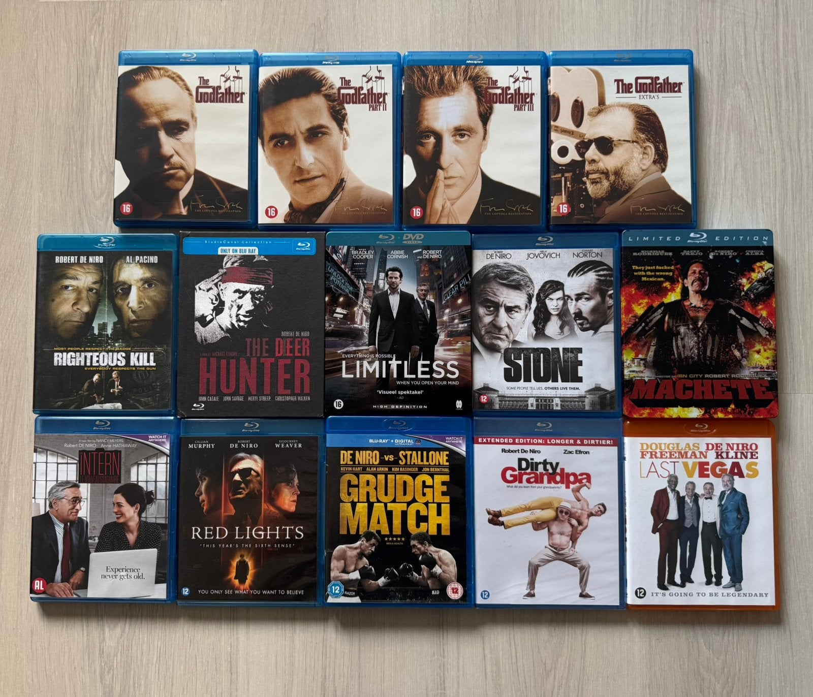 Blu Ray | Robert De Niro Collectie | Godfather | Deer Hunter, Ophalen of Verzenden, Gebruikt