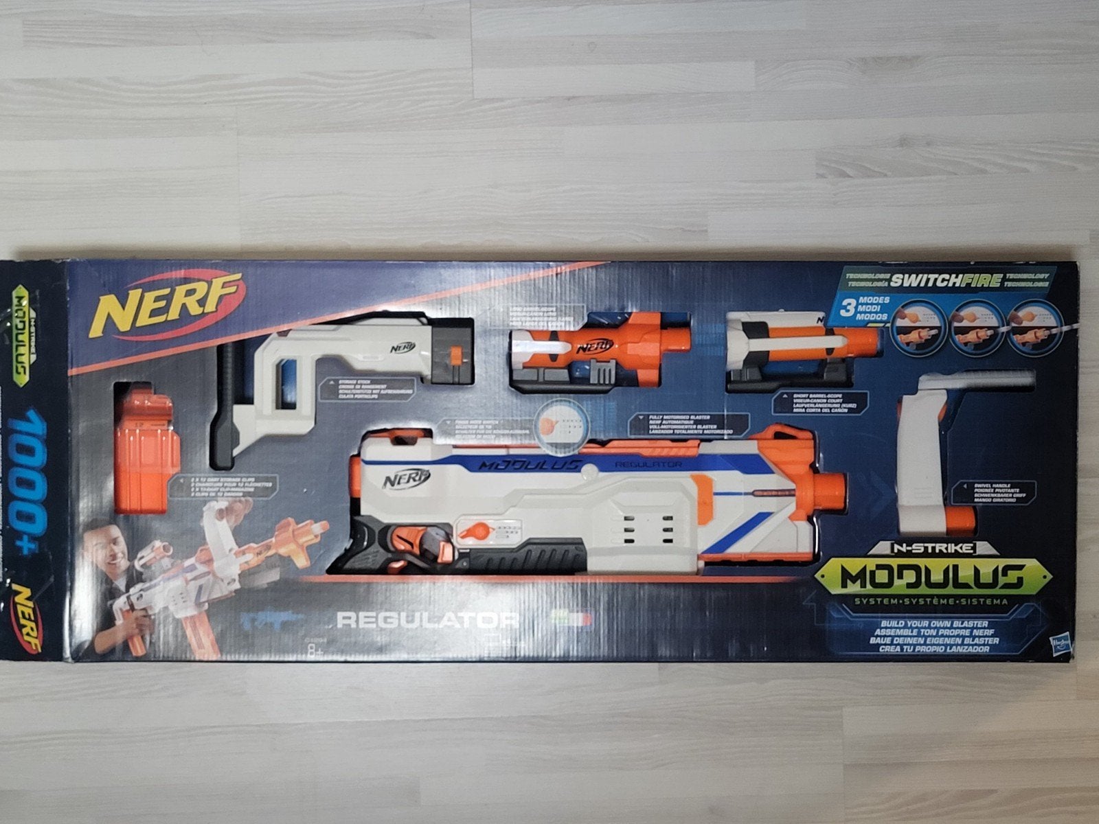 Nerf N-Strike Modulus Regulator Blaster met accessoires, Ophalen