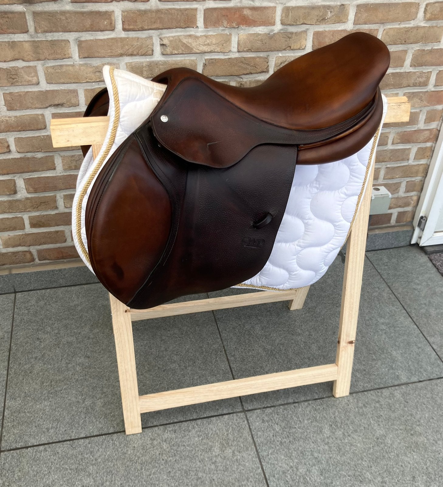 Springzadel Cwd 17,5 inch, Ophalen of Verzenden, Zo goed als nieuw, Springen