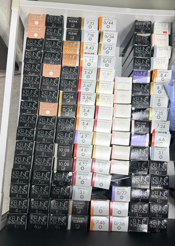 Keune Tinta & Semi Color Haarverf - Grote Partij, Ophalen of Verzenden, Nieuw, Overige typen