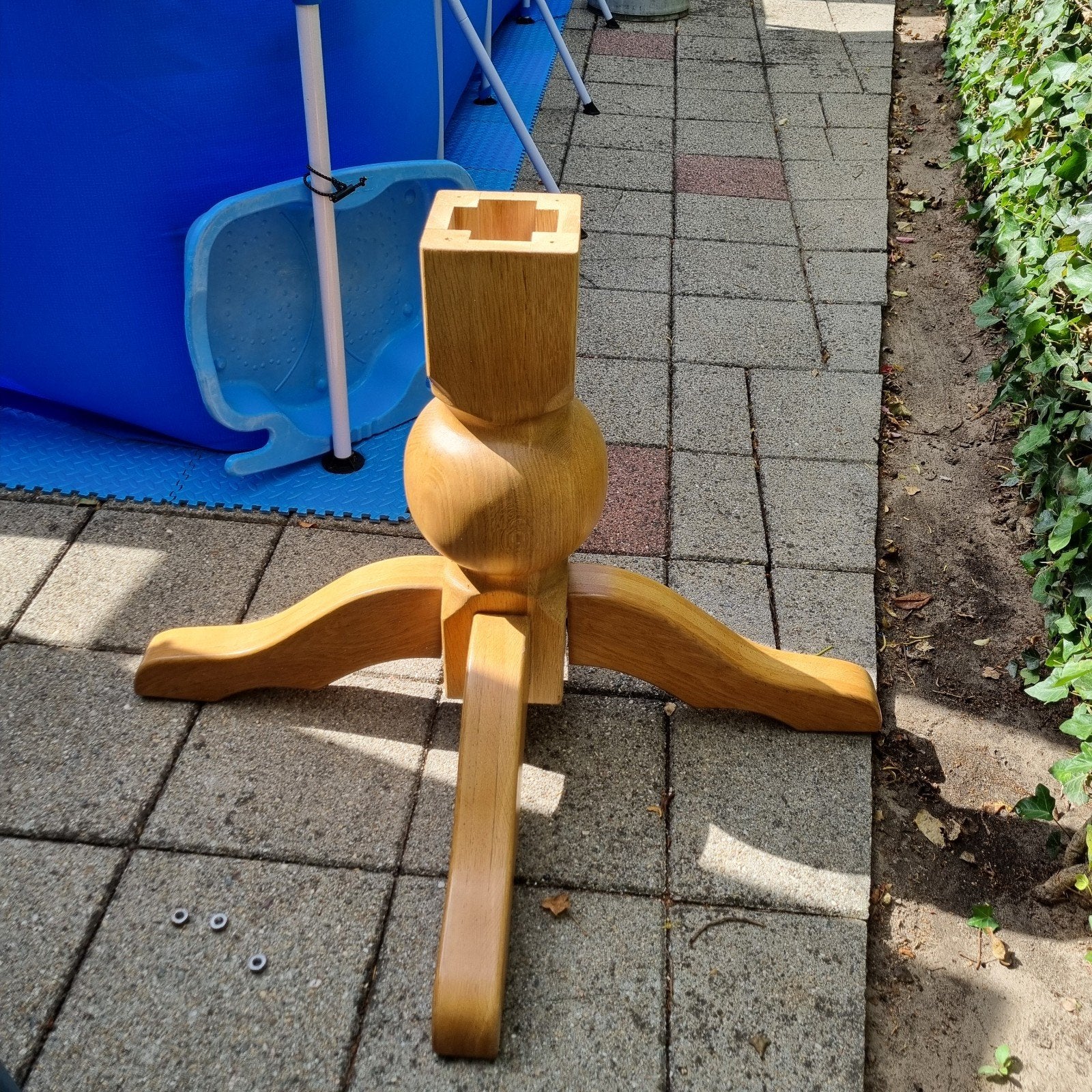 Eiken bolpoot , zonder blad !, Ophalen, 50 tot 100 cm, Eikenhout, 50 tot 100 cm