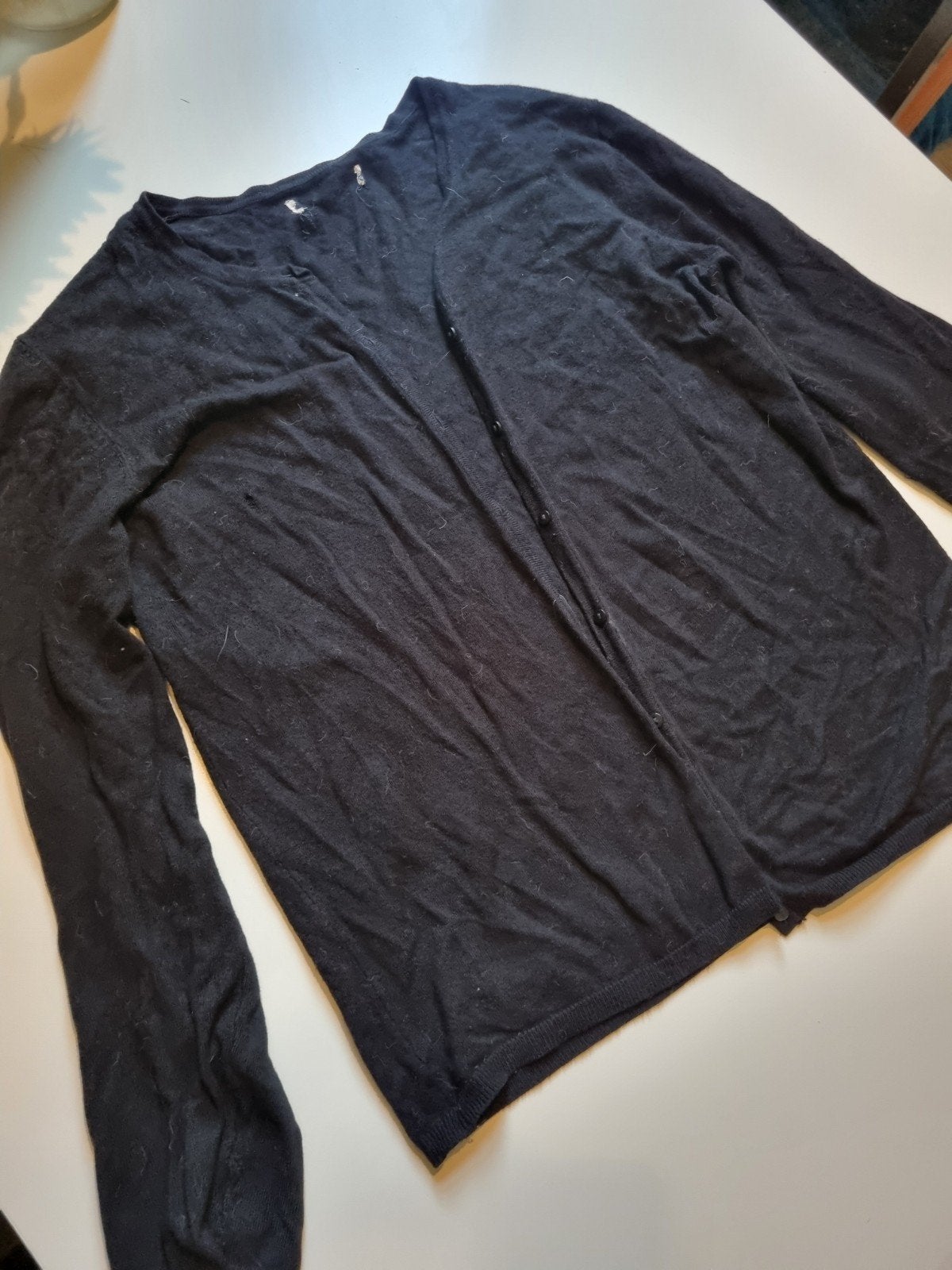 Zwart vest met knoopjes, Ophalen of Verzenden, Gedragen, Maat 46/48 (XL) of groter, Zwart