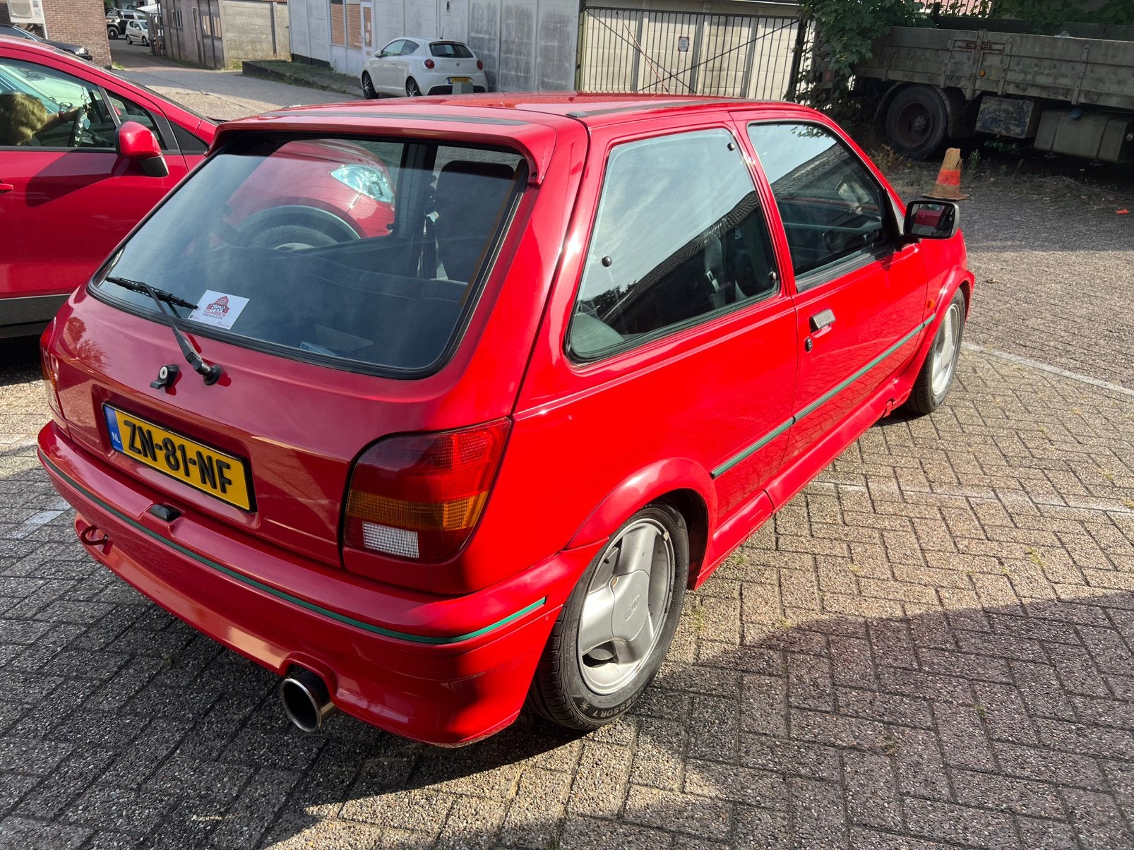 Ford Fiësta 1.6 RS Turbo 1991 Rood 54dKm zeldzaam, foto 4