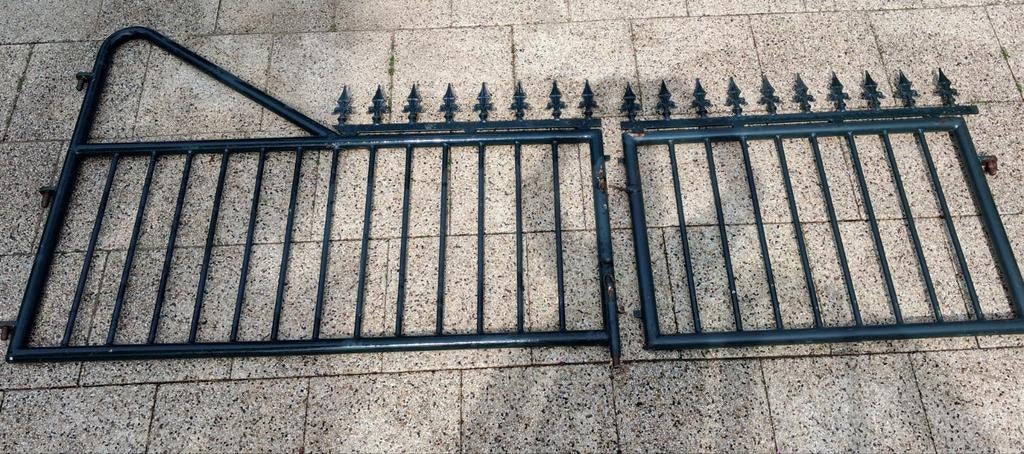 Prachtig ijzeren Hekwerk poort, Tuin en Terras, Tuinhekken en Hekwerk, Ophalen, Gebruikt, IJzer, Sierhekwerk
