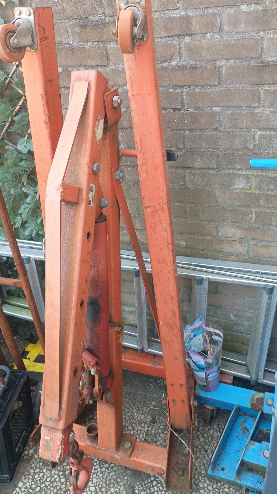 Garagekraantje, Ophalen, Gebruikt