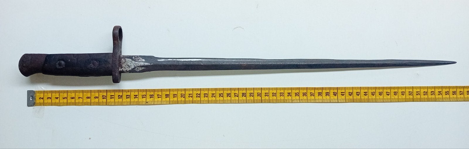 WO1 Belgische M1916 Mauser Bajonet - Relic / schuurvondst, Ophalen of Verzenden, Landmacht, Overige gebieden, Hulzen of Bodemvondsten